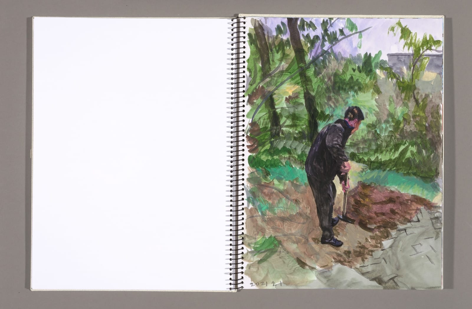 劉小東 LIU Xiaodong, 黑土坑樂章 Heitukeng Movement, 2021