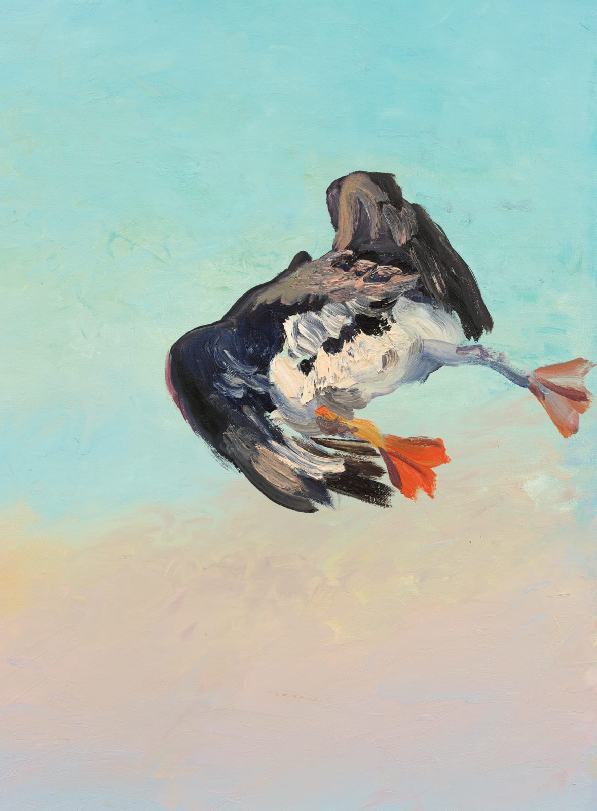 刘小东 LIU Xiaodong, 一口凉气 A Gulp, 2024