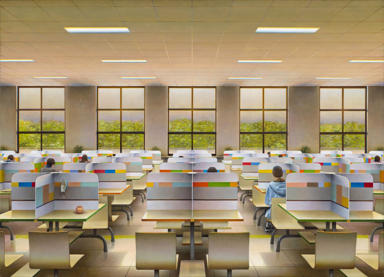 张安 ZHANG An, 疫情期间的食堂 Canteen During the Epidemic, 2021