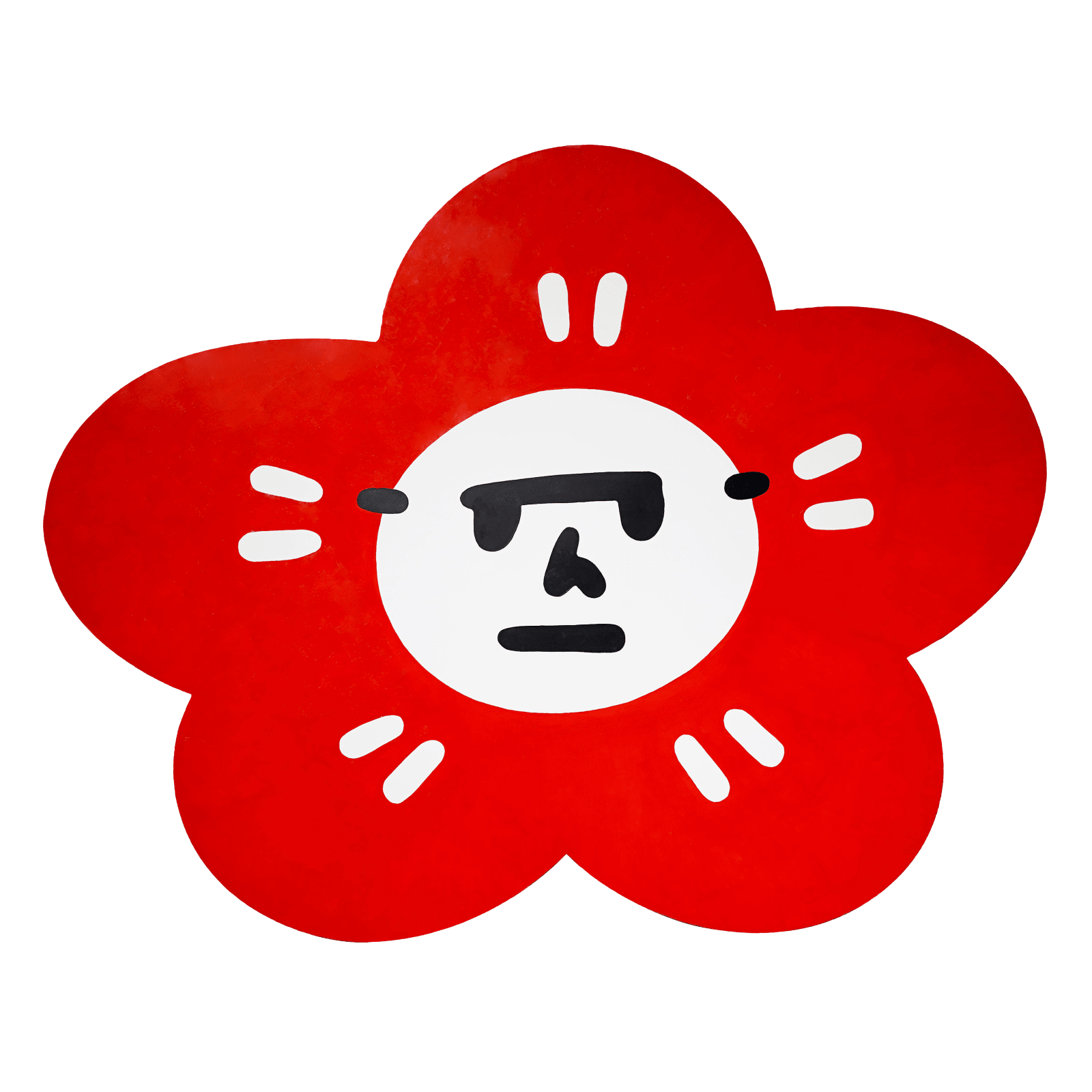 劉正堃 Abei LIU, HUA HUA GARDEN COLOR SERIES GOLDEN HEAVY BODY - Naphthol Red Light SIZE L, 2022