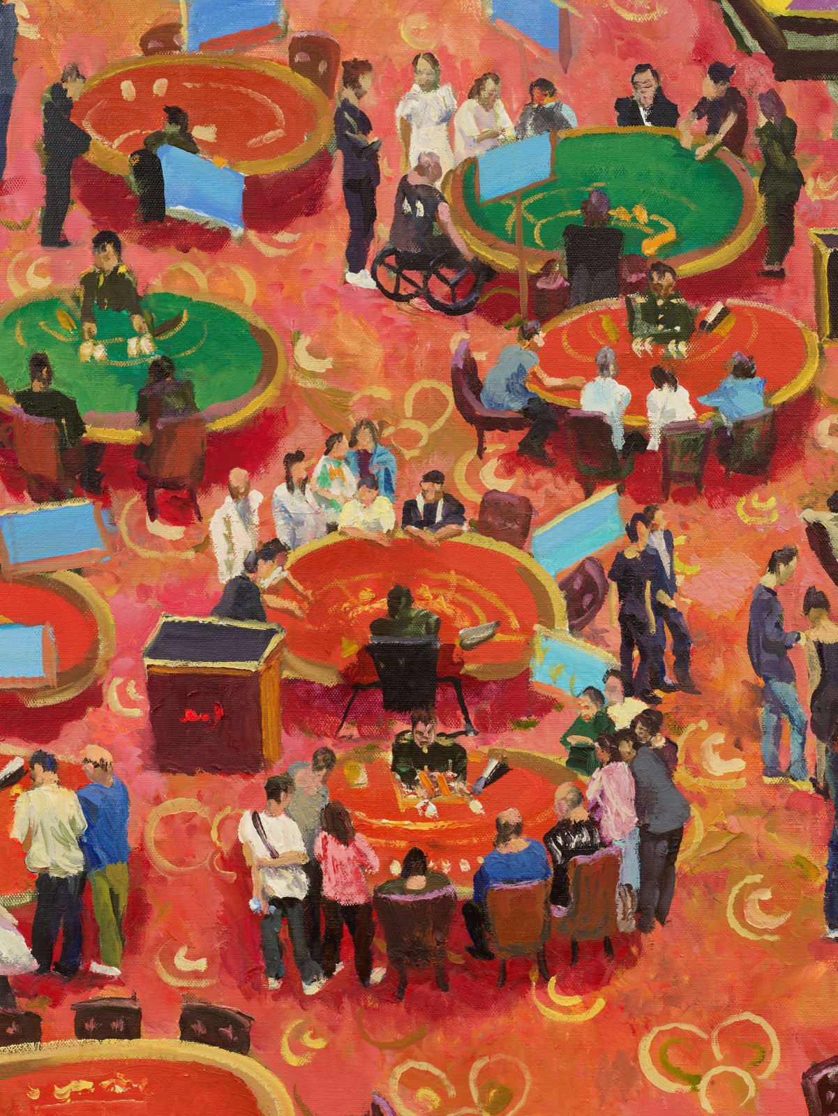 刘小东 LIU Xiaodong, 圆桌 Round Tables, 2023