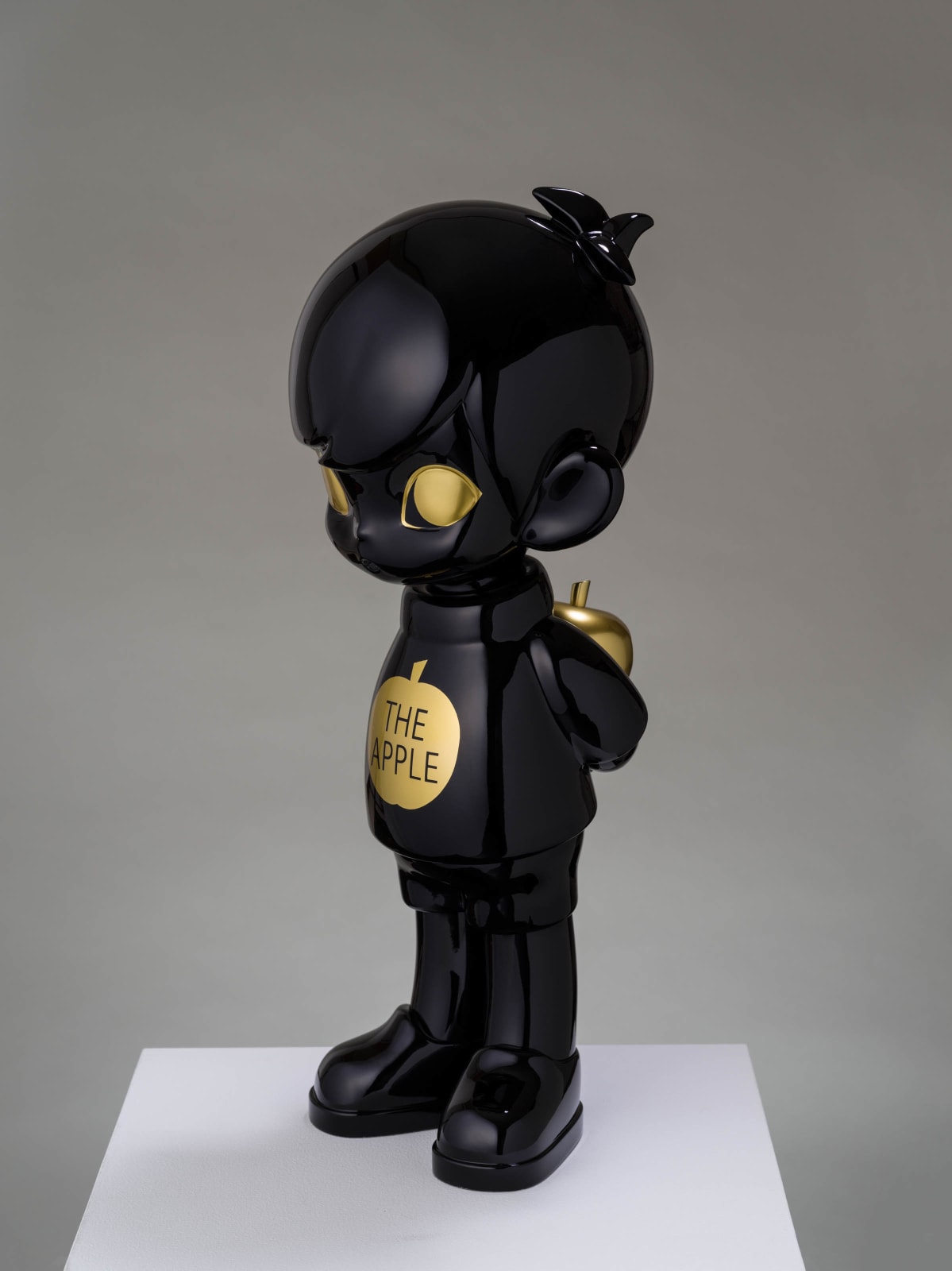 松浦浩之 Hiroyuki Matsuura, THE APPLE - Black, 2020