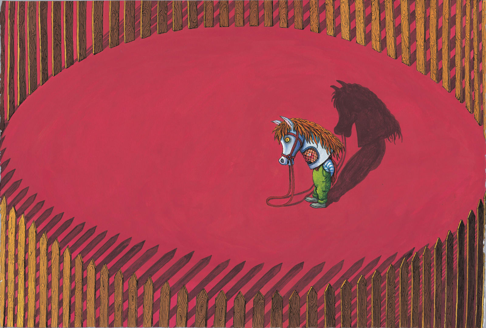 幾米 Jimmy Liao, 失樂園-木馬頭小朋友 2 Paradise Lost-Horse Head Kid 2, 2005