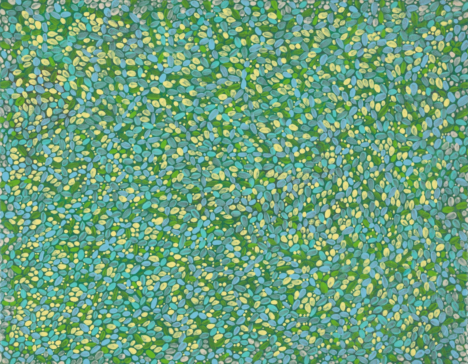 王玫玲 Mei Ling WANG, 網-綠黃 Net-Green Yellow, 2018
