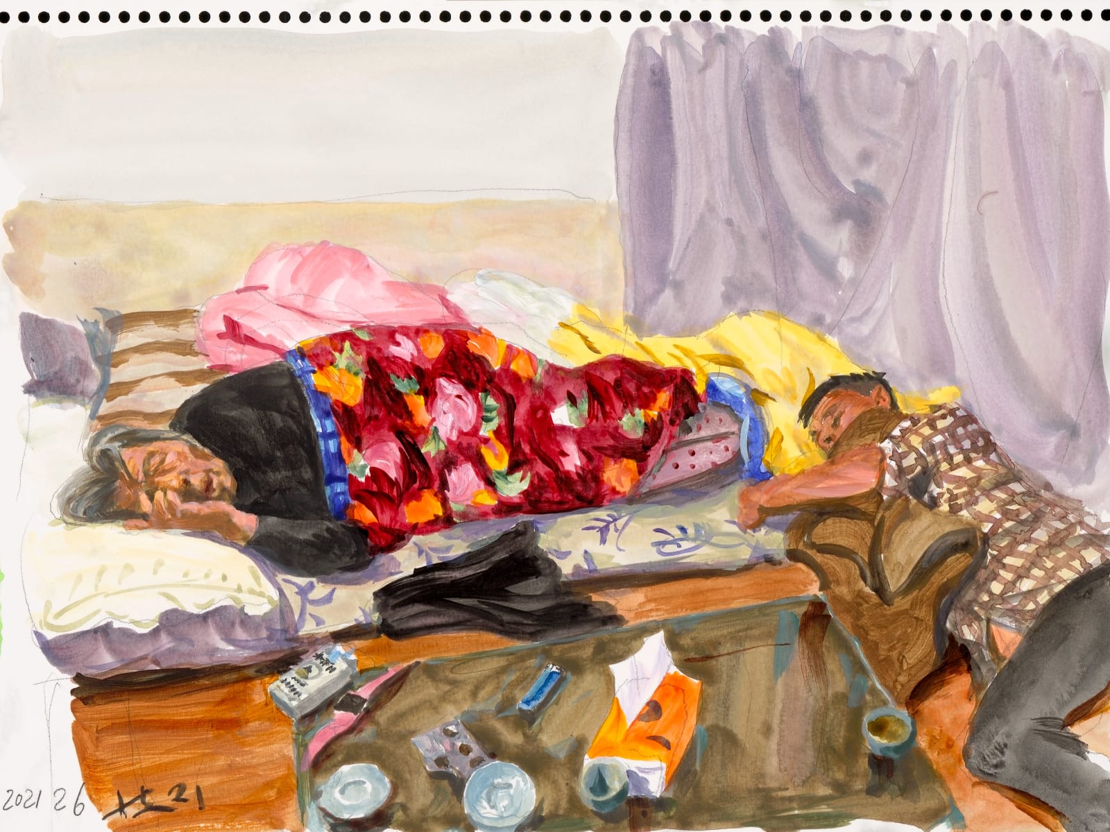 刘小东 LIU Xiaodong, 黑土坑乐章 Heitukeng Movement , 2021