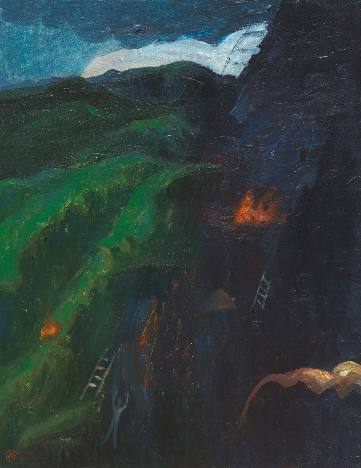 王萬春 Wan-chun WANG, 梯 Ladder, 1992