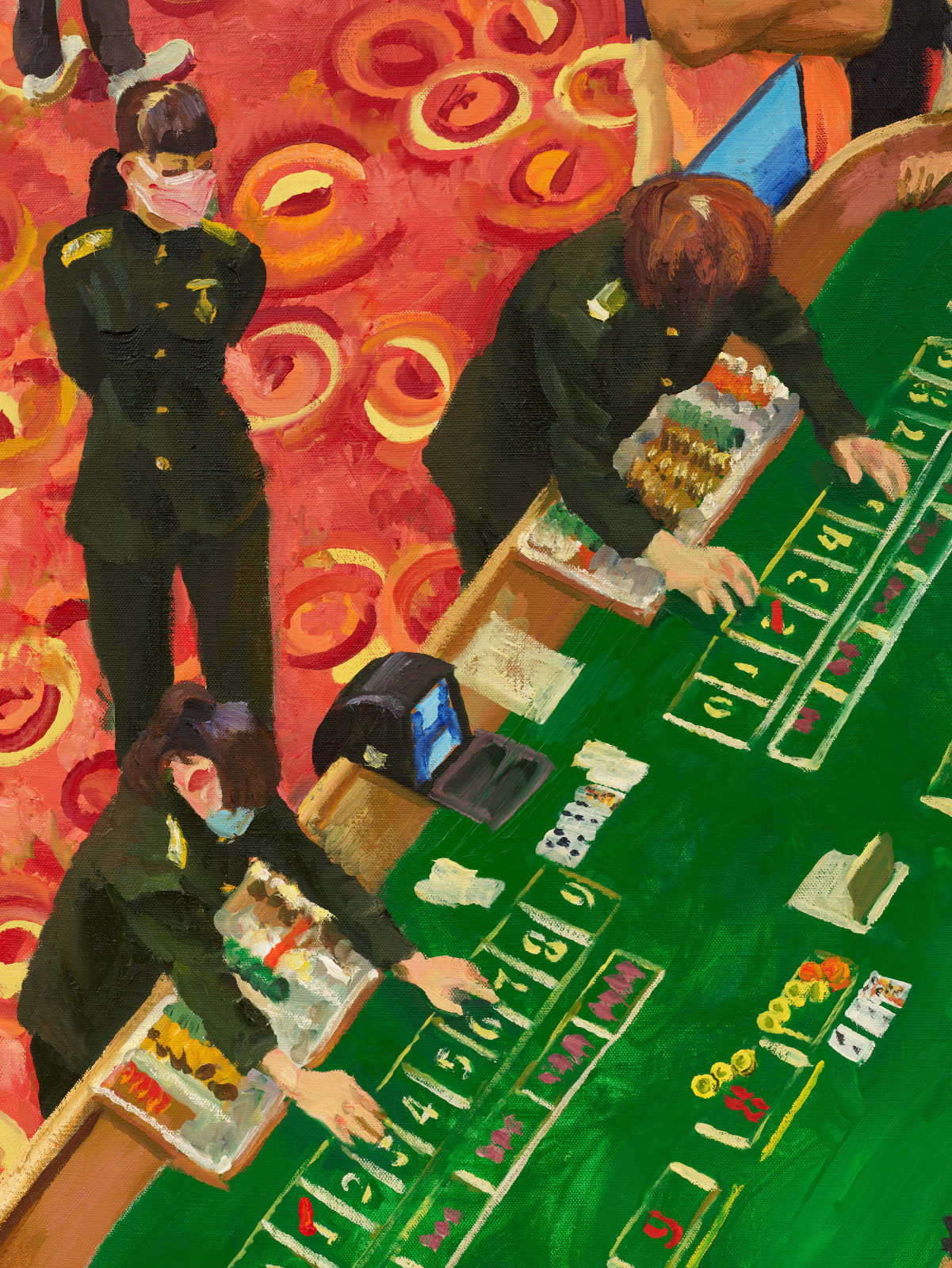 刘小东 LIU Xiaodong, 长桌 Long Table, 2023