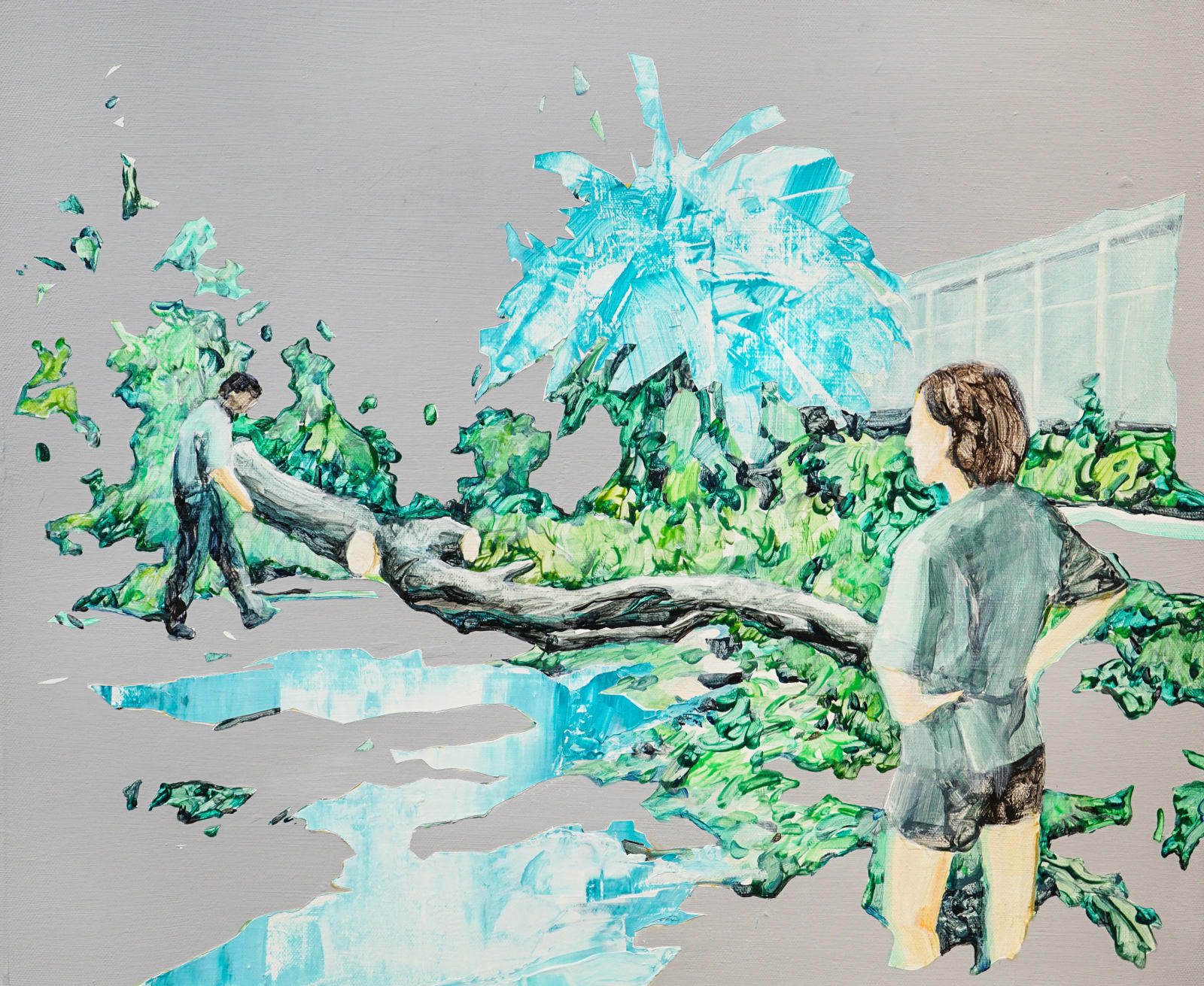 李明剛 LEE Ming Kang, 樹倒 Timber, 2022