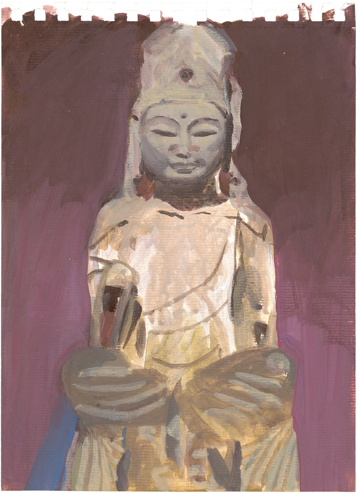 張安 ZHANG An, 文化考察期間的寫生之二十四 Painting from Life during a Cultural Study Tour 24, 2017