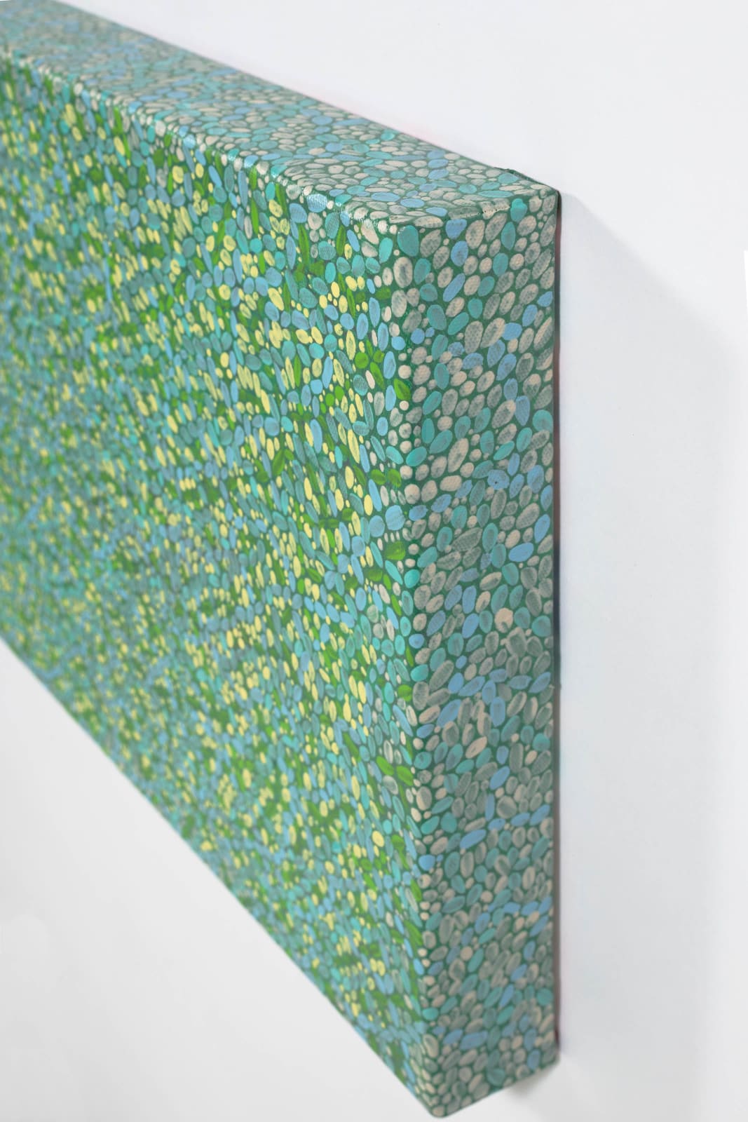 王玫玲 Mei Ling WANG, 網-綠黃 Net-Green Yellow, 2018