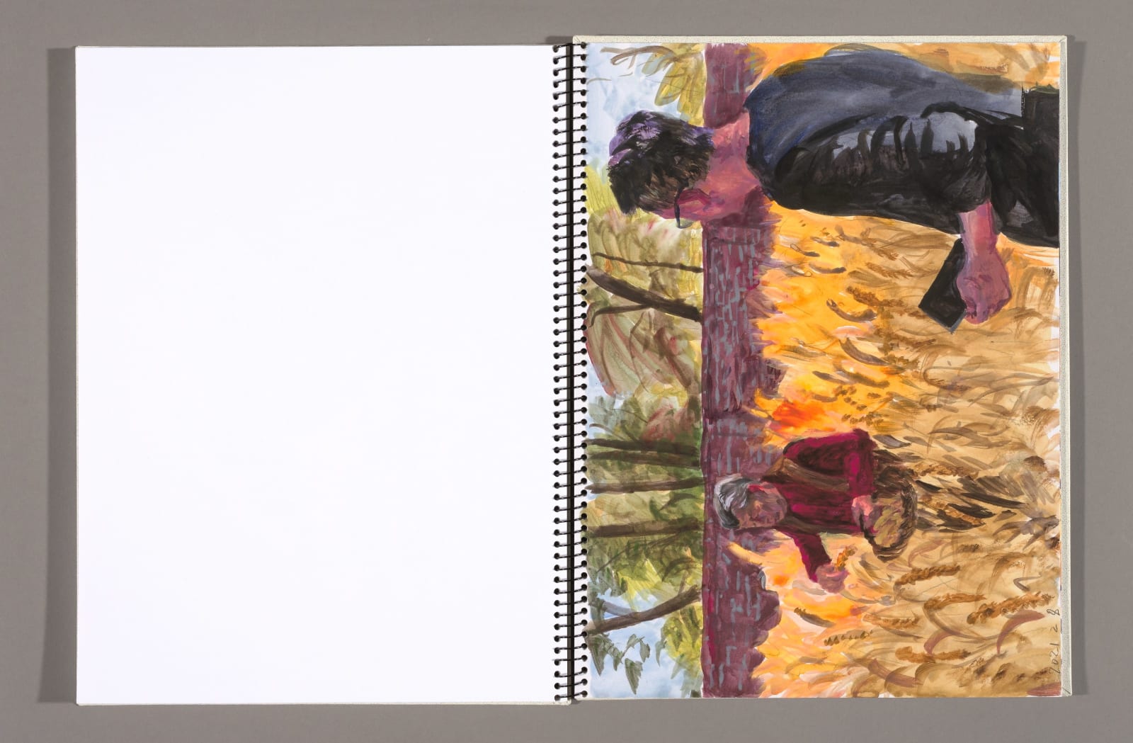 劉小東 LIU Xiaodong, 黑土坑樂章 Heitukeng Movement, 2021