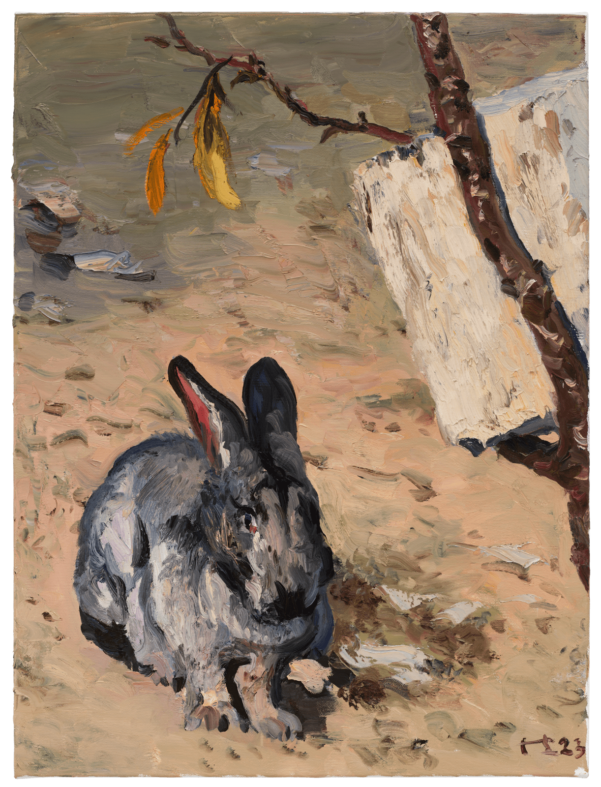 刘小东 LIU Xiaodong, 老兔子 Old Rabbit, 2023