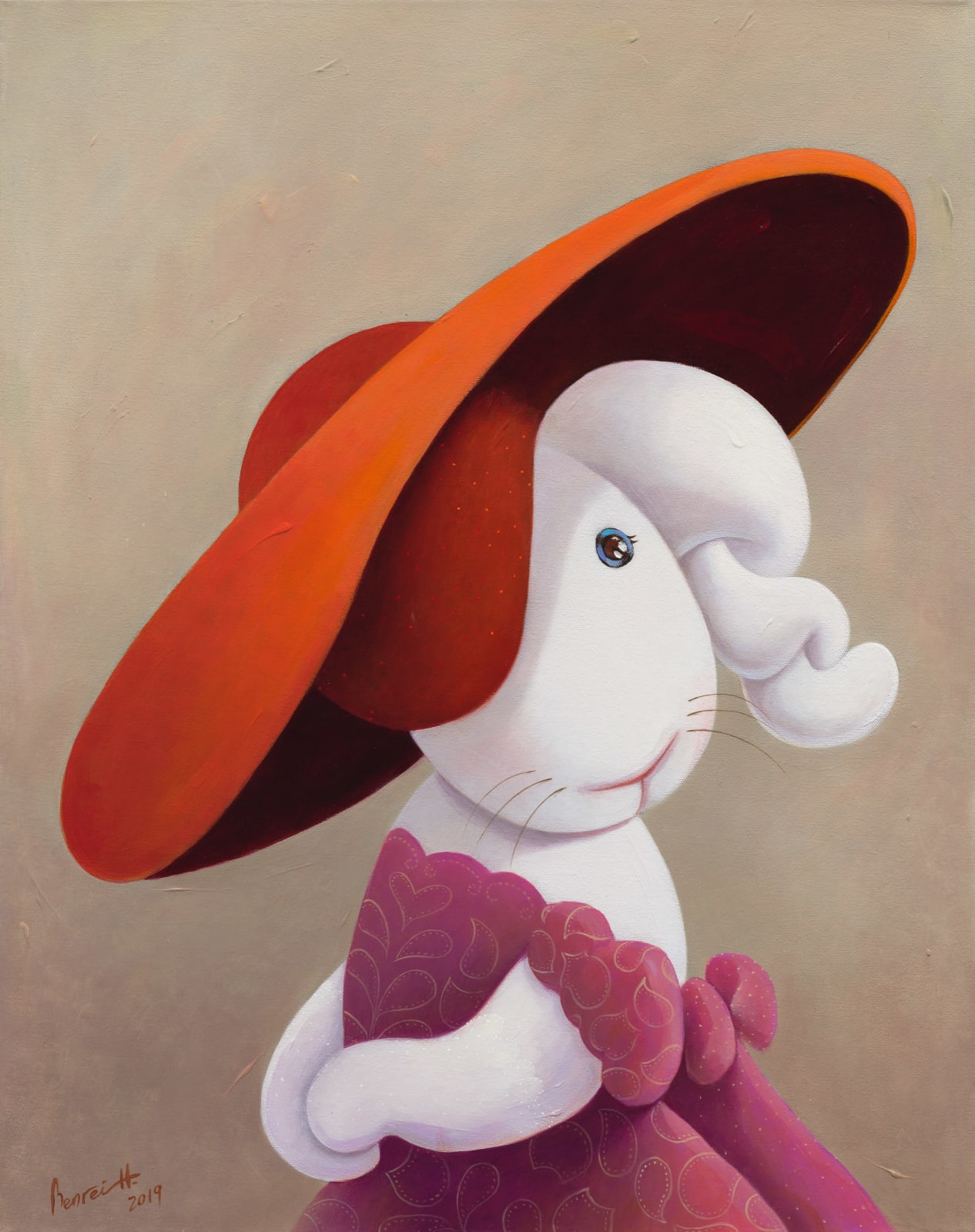 黃本蕊 Benrei HUANG, 祖先（之二） Ancestors-2, 2019