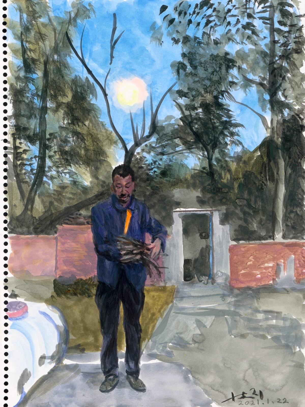 刘小东 LIU Xiaodong, 黑土坑乐章 Heitukeng Movement , 2021