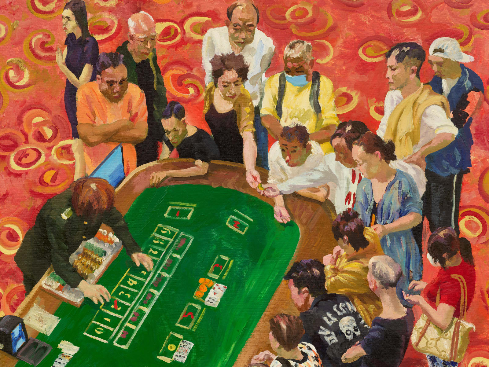 刘小东 LIU Xiaodong, 长桌 Long Table, 2023