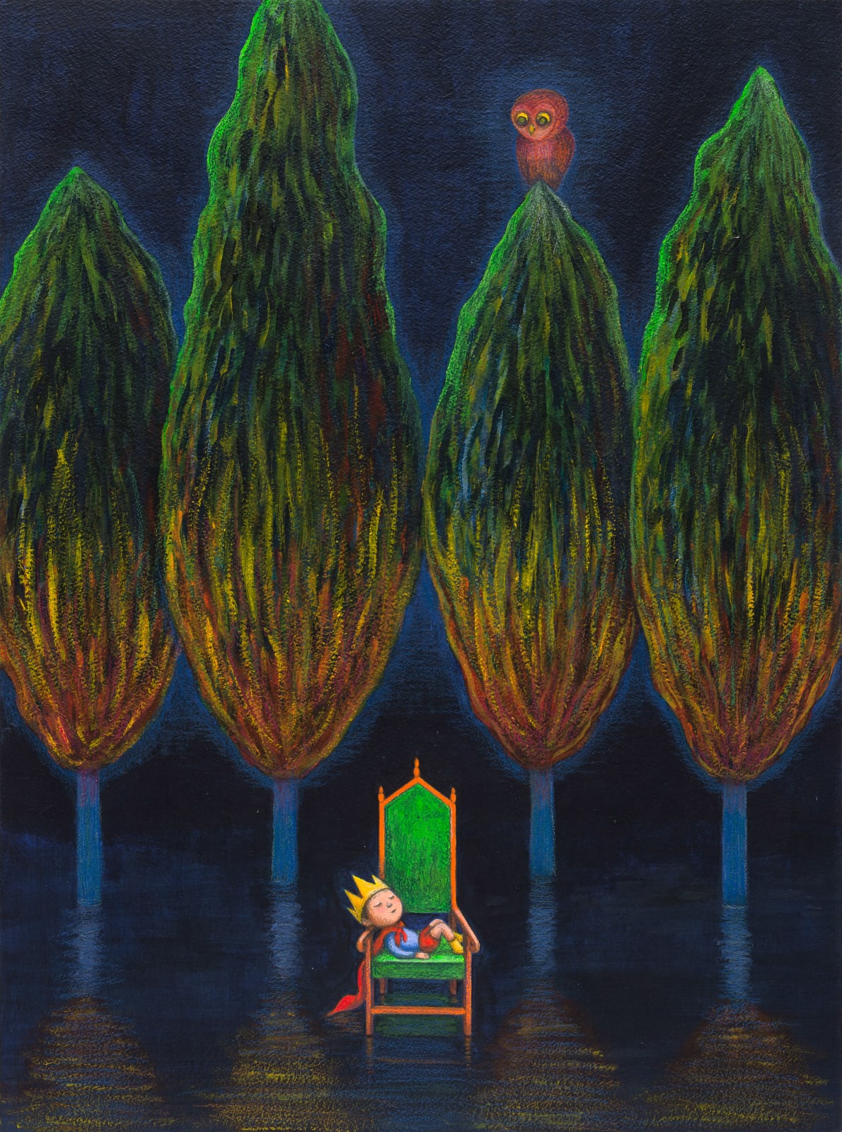 幾米 Jimmy Liao, 小王子的寶座-5 The Throne of the Little Prince-5, 2022