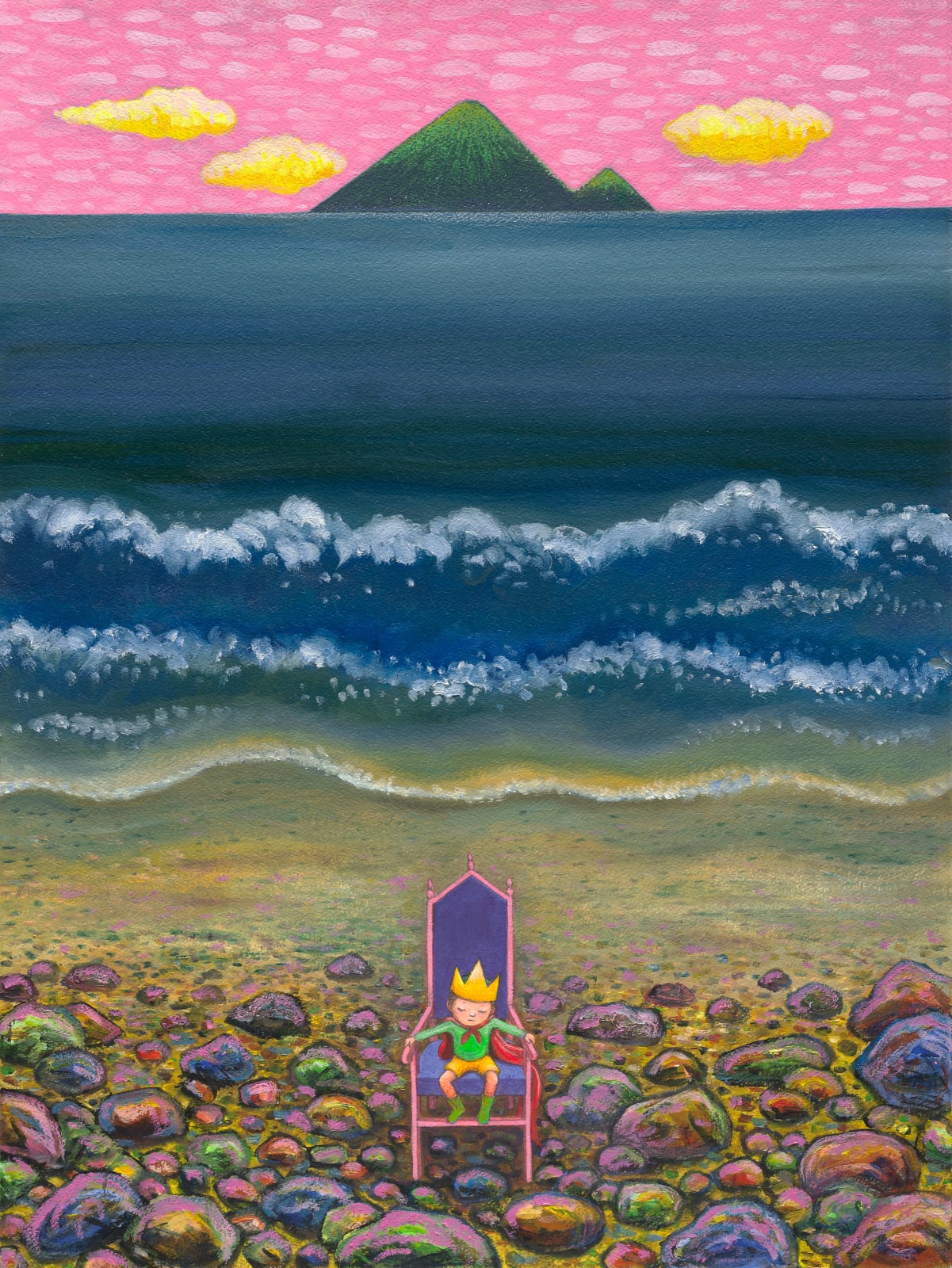 幾米 Jimmy Liao, 小王子的寶座-4 The Throne of the Little Prince-4, 2022