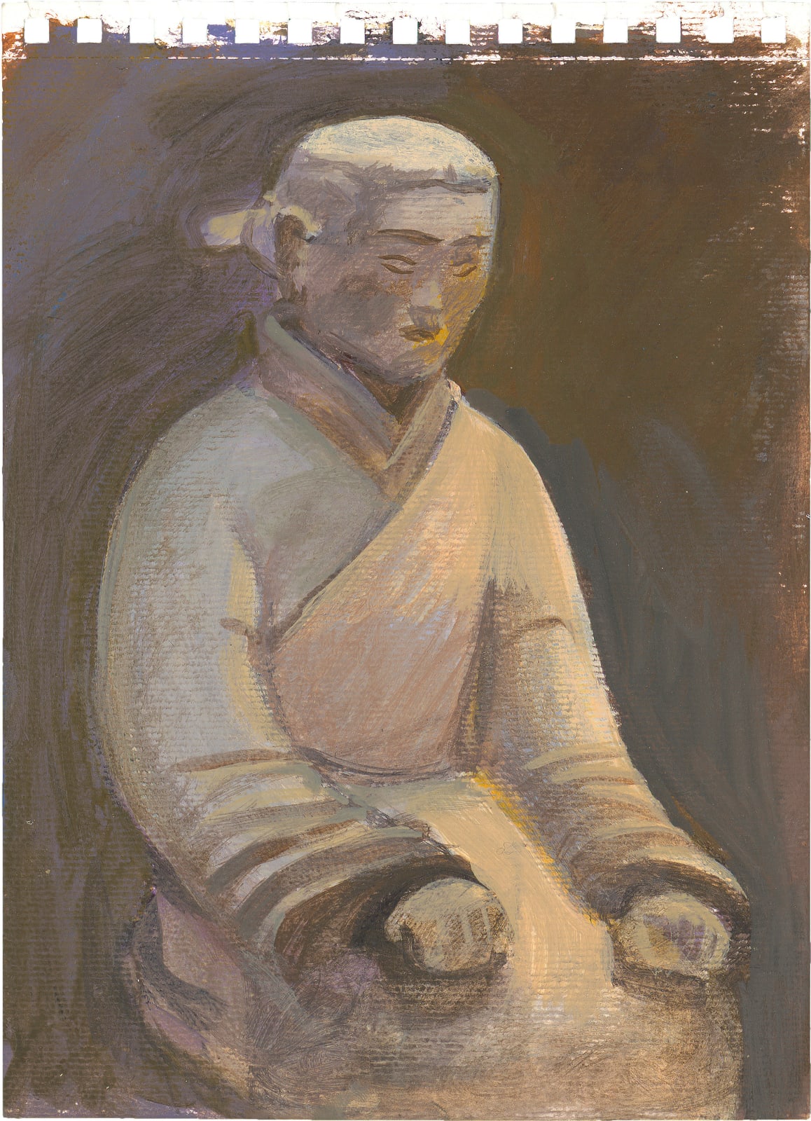 張安 ZHANG An, 文化考察期間的寫生之十三 Painting from Life during a Cultural Study Tour 13, 2017