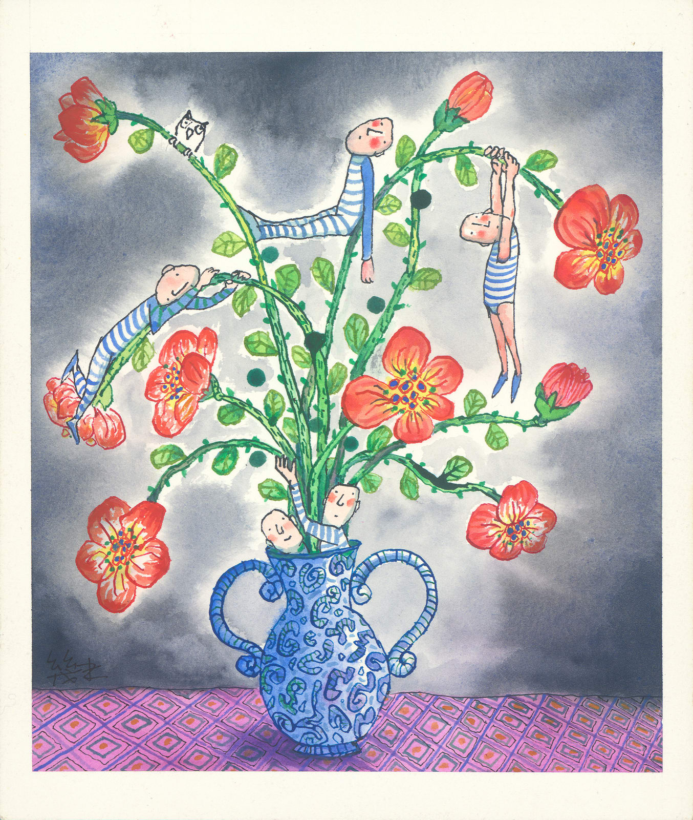 幾米 Jimmy Liao, 花開滿了 Flowers in Full Bloom, 2000