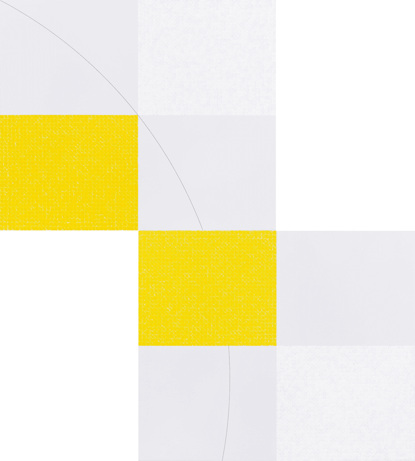 莊普 TSONG Pu, 越過黃白間的弧線 Crossing the Arc Between White and Yellow, 2021