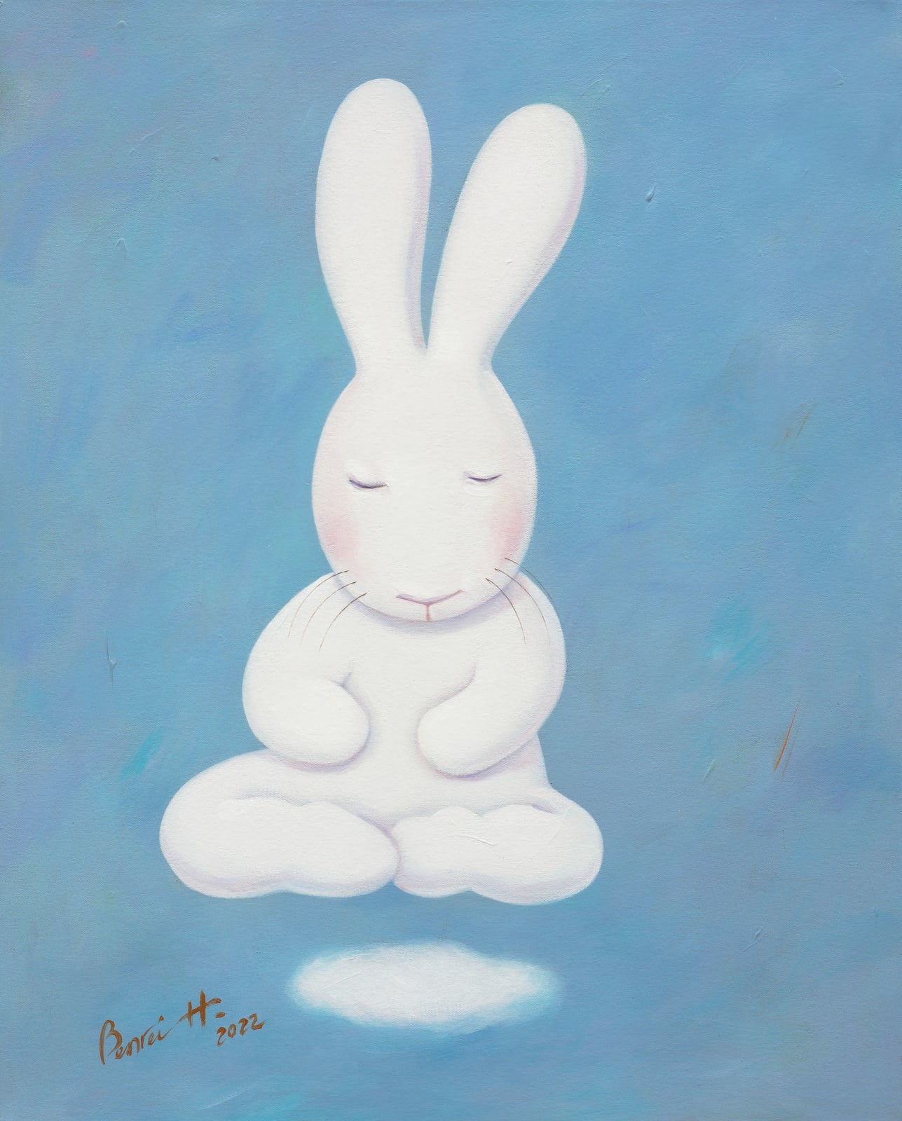 黃本蕊 Benrei HUANG, 每日沉思三分鐘（之一） The meditation for the day–1, 2022