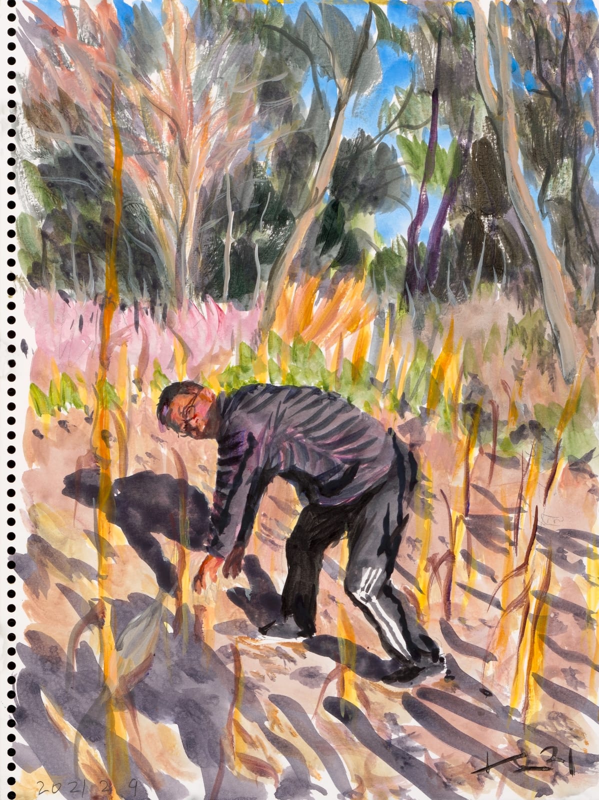 刘小东 LIU Xiaodong, 黑土坑乐章 Heitukeng Movement , 2021