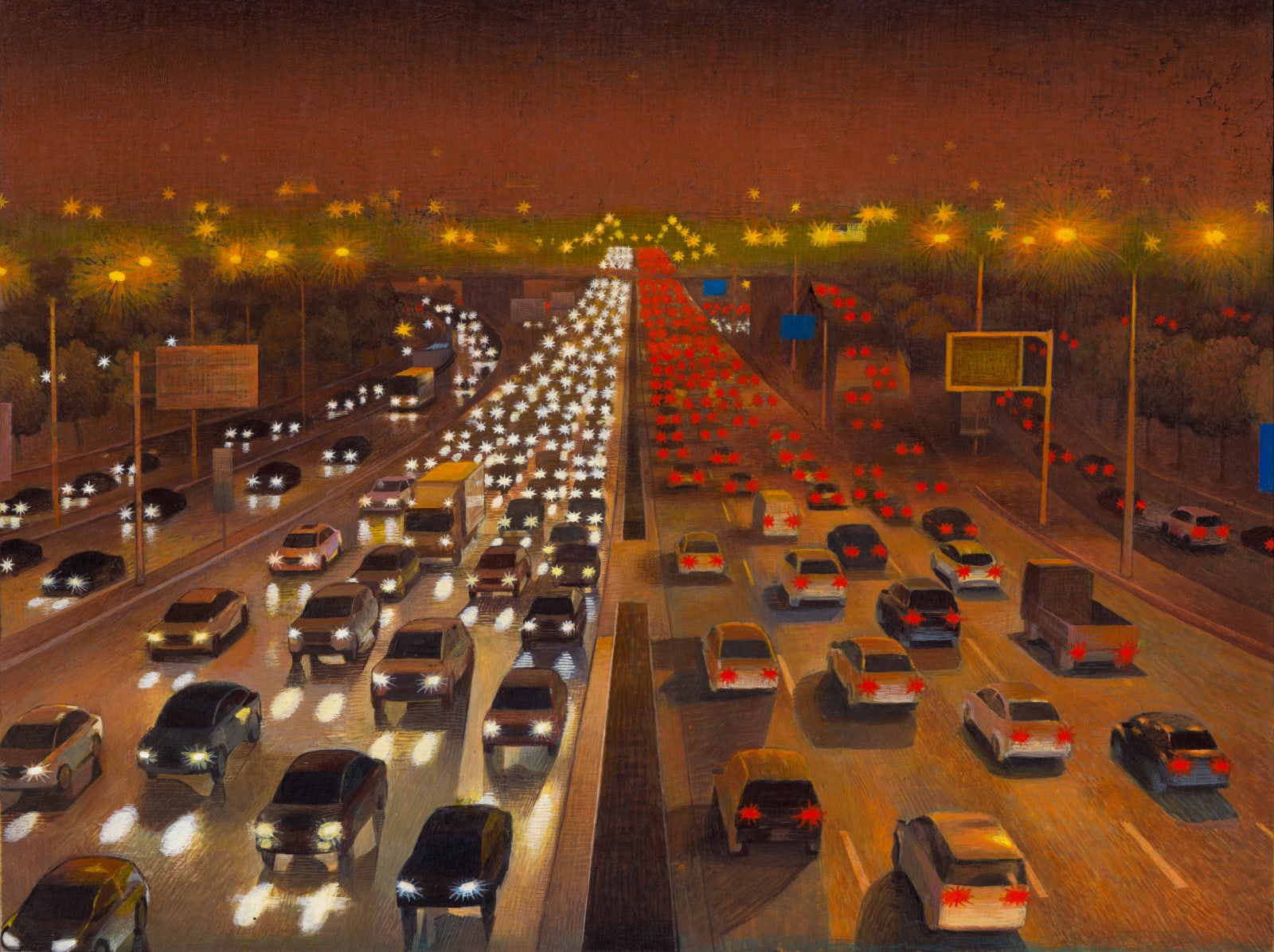 張安 ZHANG An, 城市星光Starlight in the City, 2020