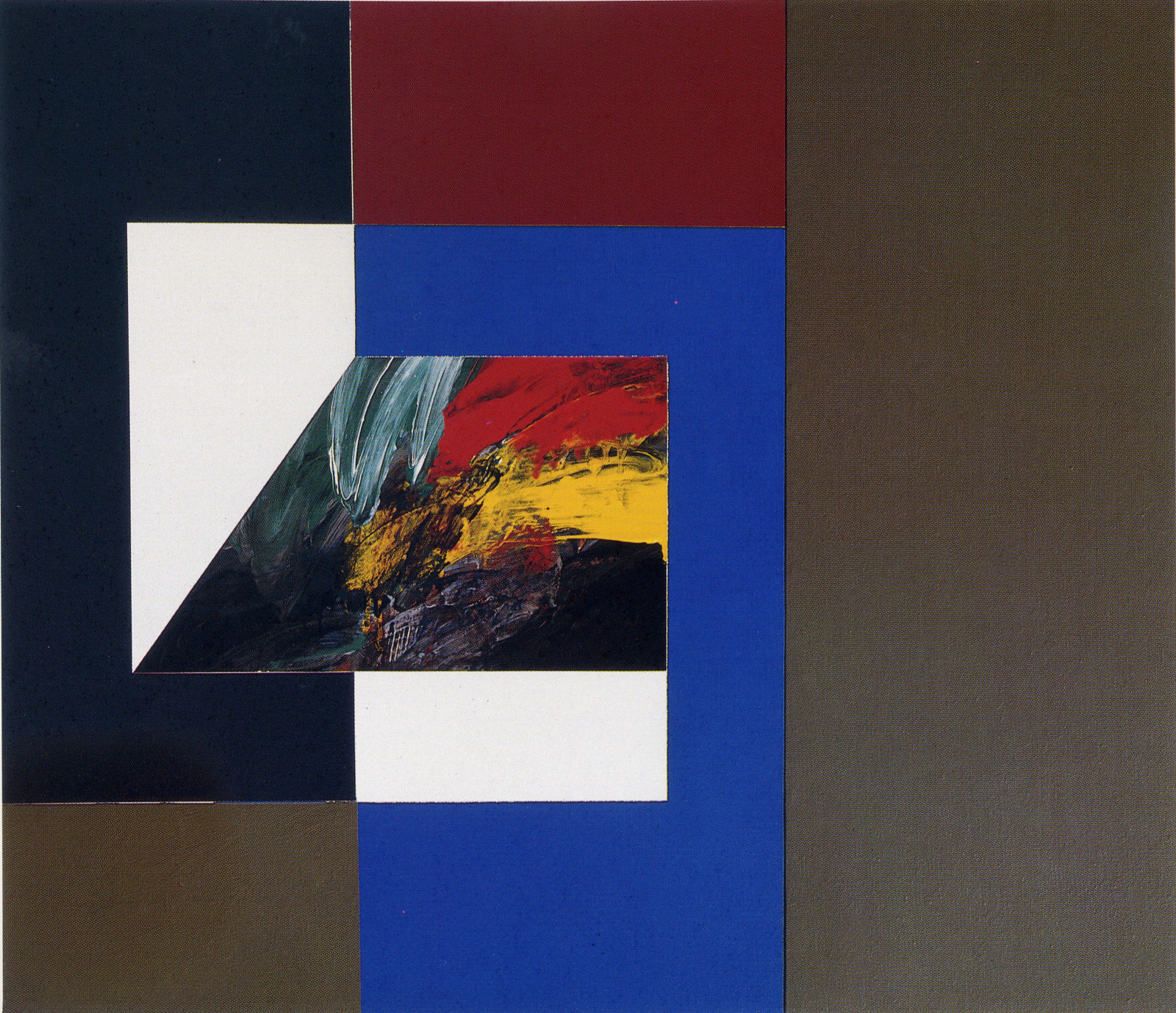 曲德義 CHU Teh-I, 形色與色/石墨灰 Color Forms/Graphite Gray, 1991