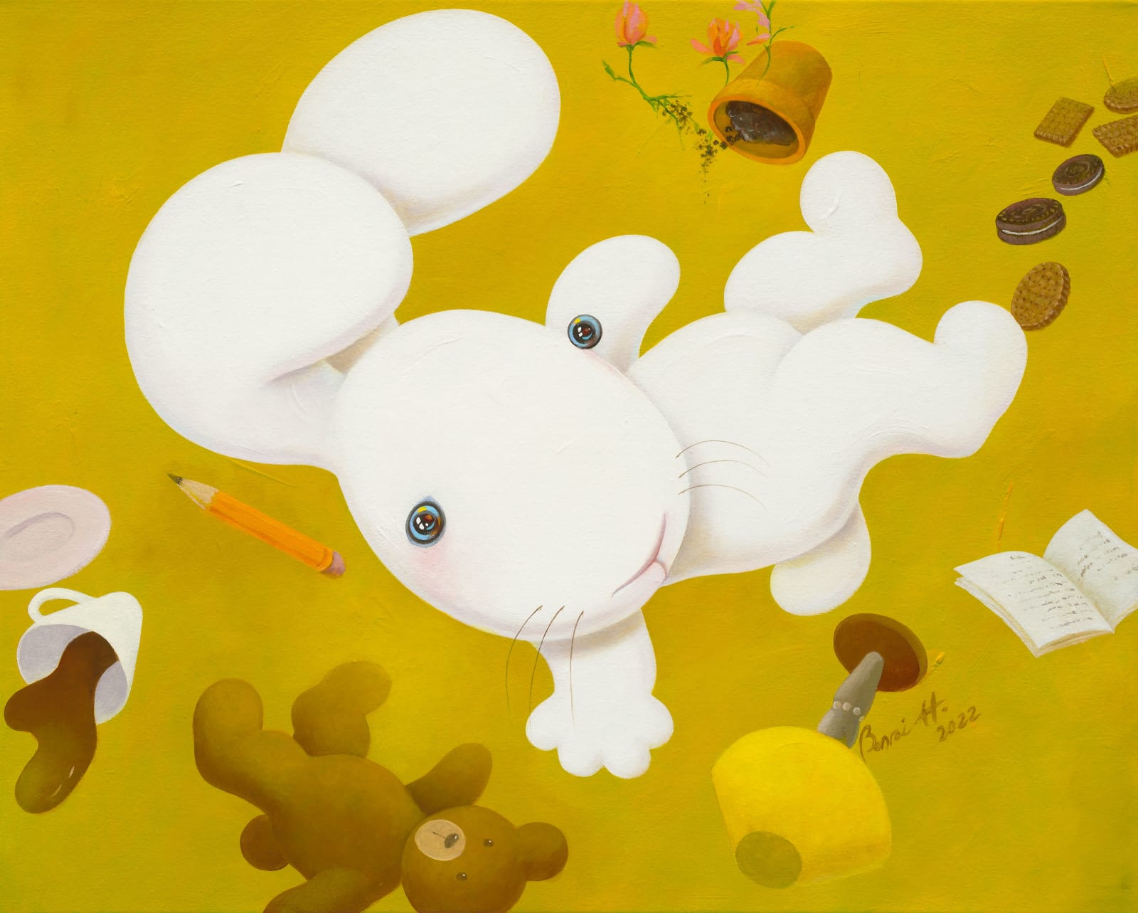 黃本蕊 Benrei HUANG, 重新排序中的世界 Things are being rearranged, 2022