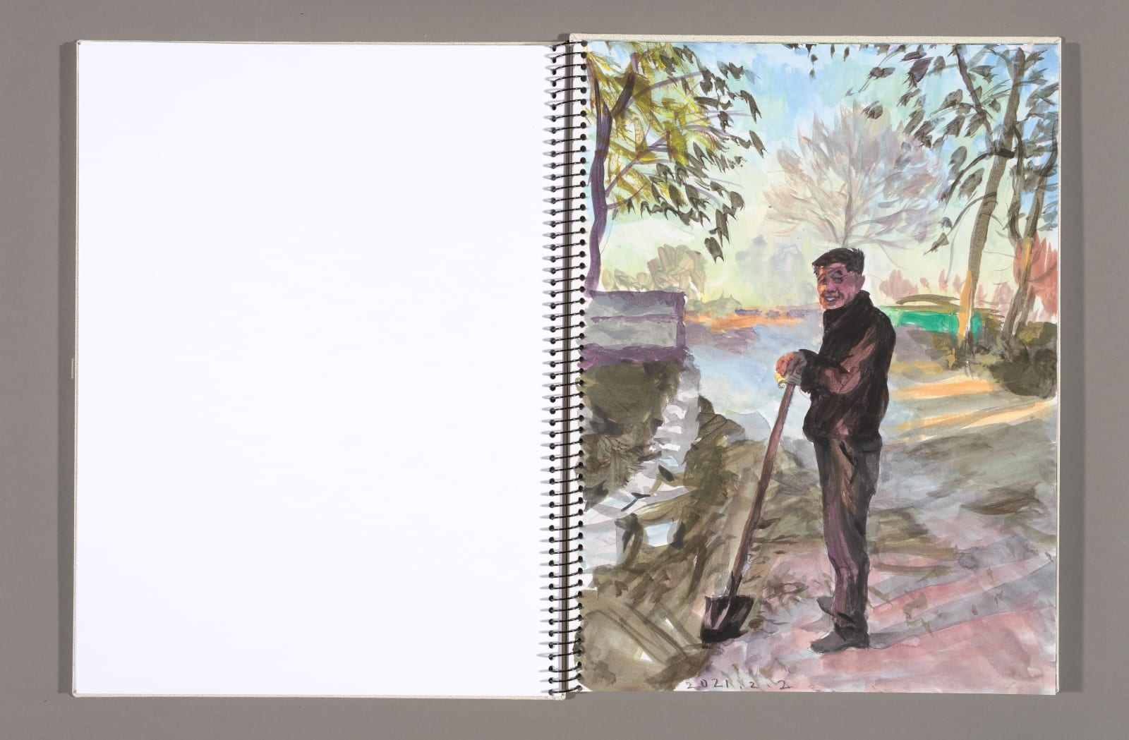 劉小東 LIU Xiaodong, 黑土坑樂章 Heitukeng Movement, 2021