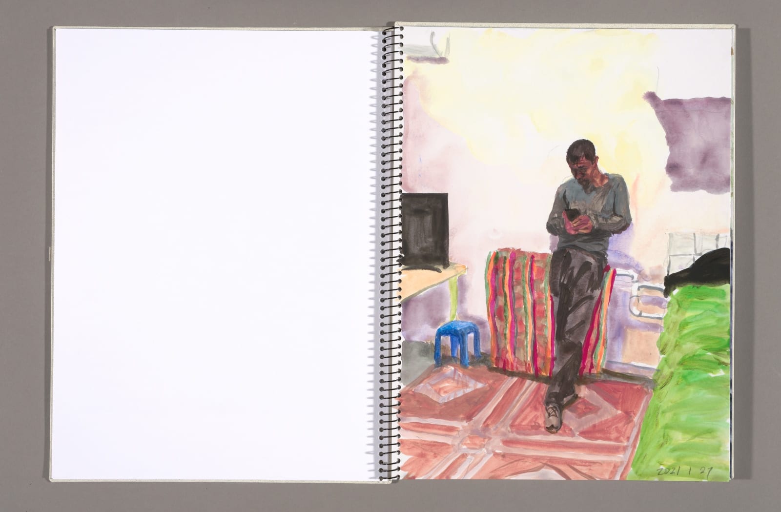 劉小東 LIU Xiaodong, 黑土坑樂章 Heitukeng Movement, 2021