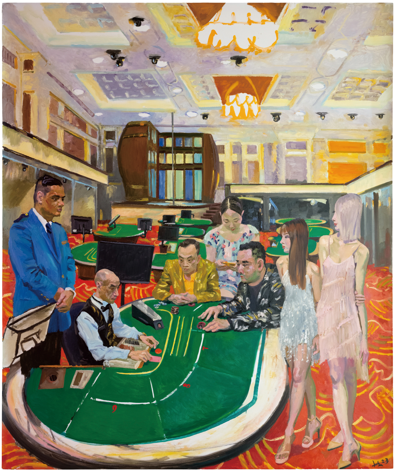 刘小东 LIU Xiaodong, 好牌 Favorable Hand, 2023