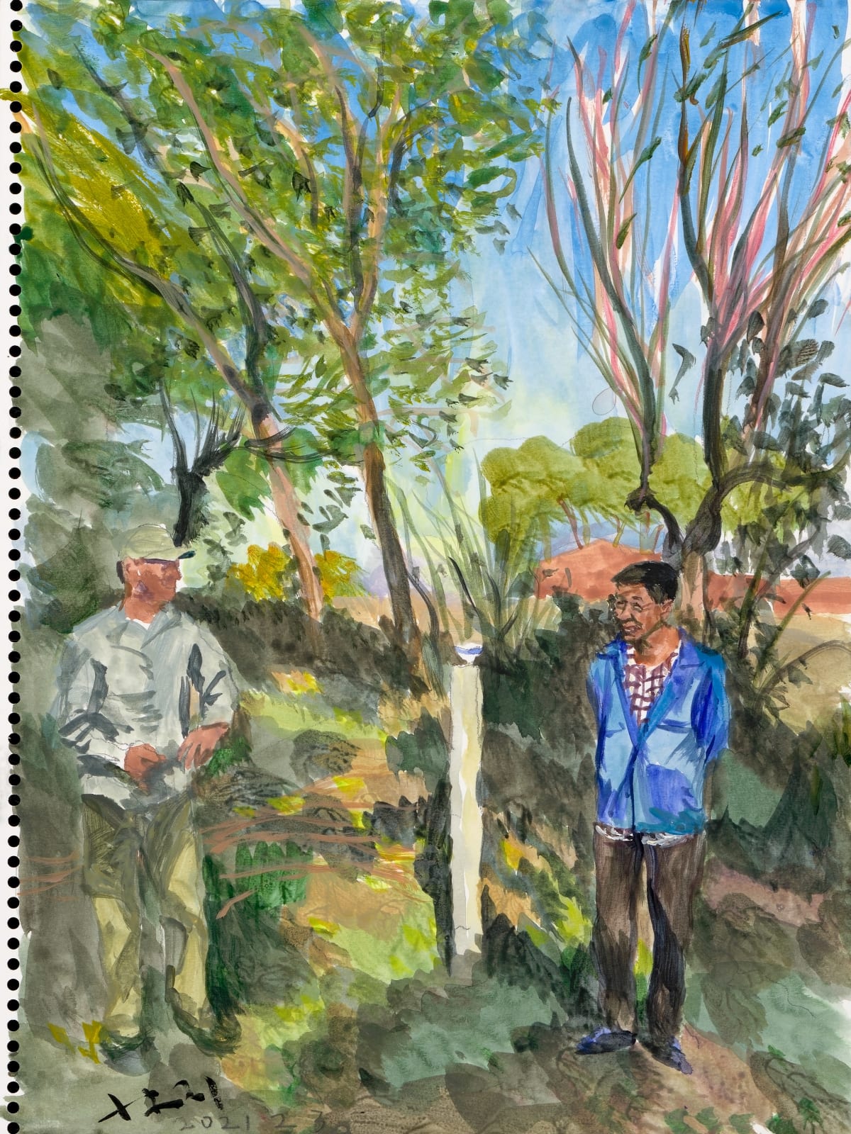 刘小东 LIU Xiaodong, 黑土坑乐章 Heitukeng Movement , 2021