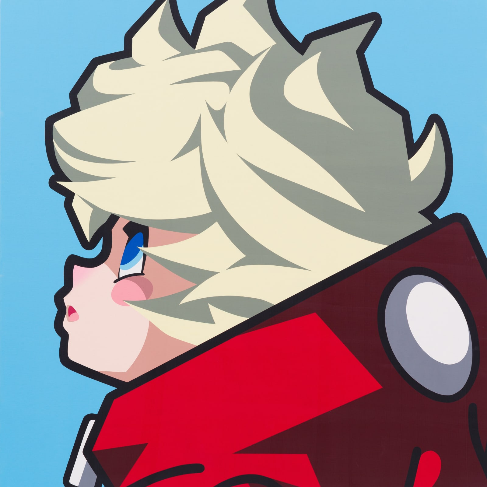 松浦浩之 Hiroyuki MATSUURA, "PICTO" Windy Bunny (Side Face), 2022