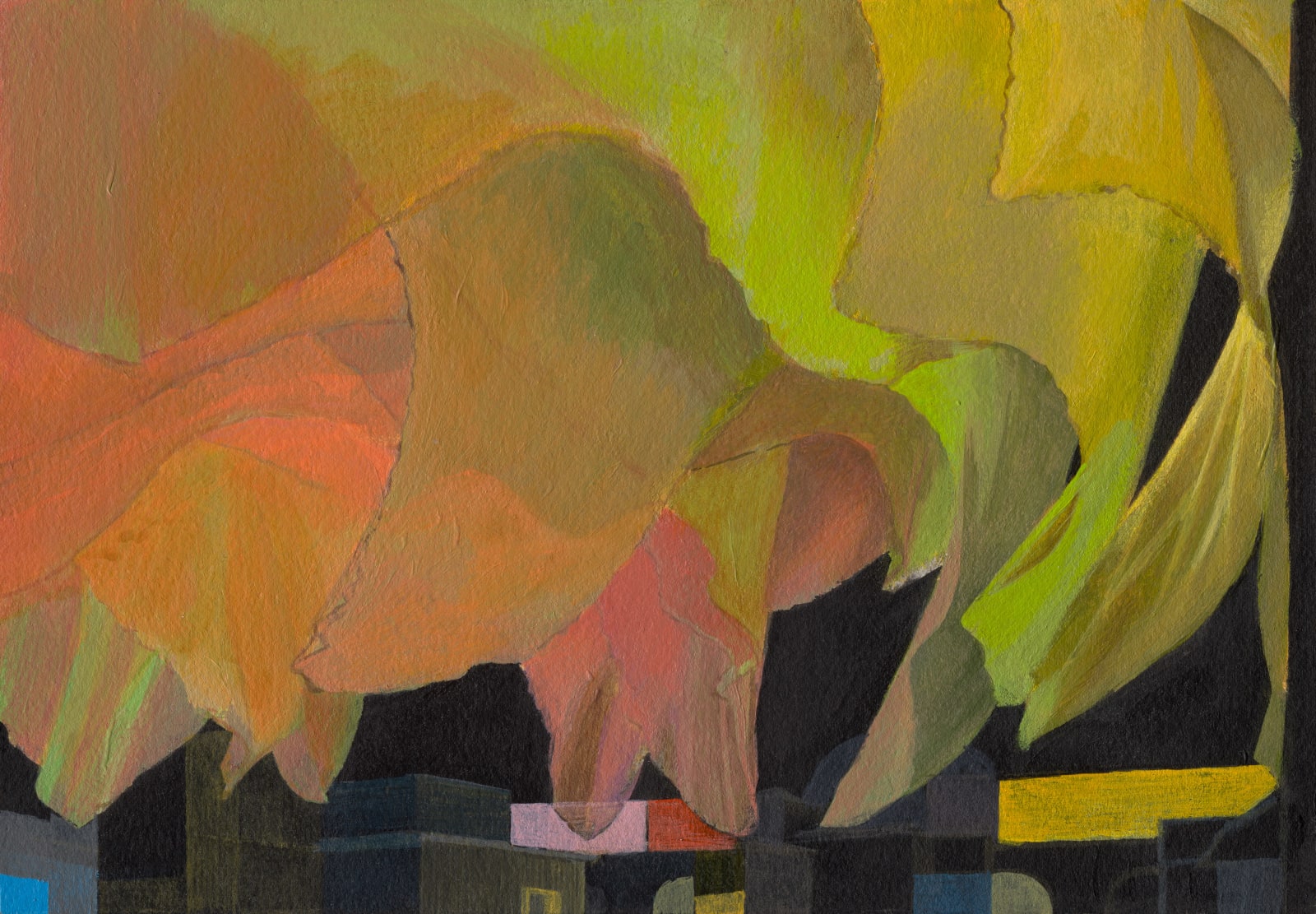 張安 ZHANG An, 帷幔Fluttering Curtains, 2020