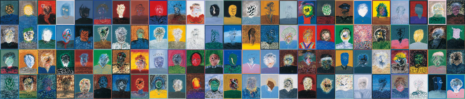 夏陽 HSIA Yan, 百顏聯作 Hundred Faces, 1994 - 1996