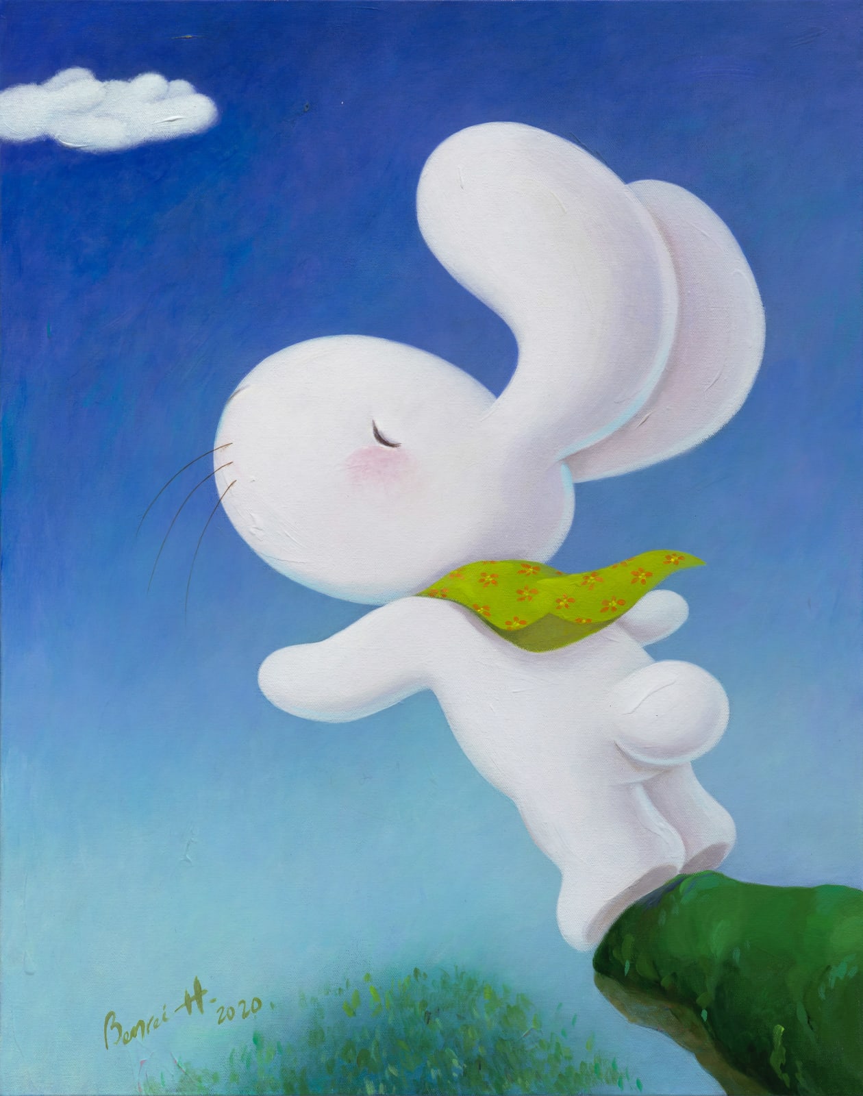 黃本蕊 Benrei HUANG, 神智不清別想學飛 Learn to fly with sanity, 2020