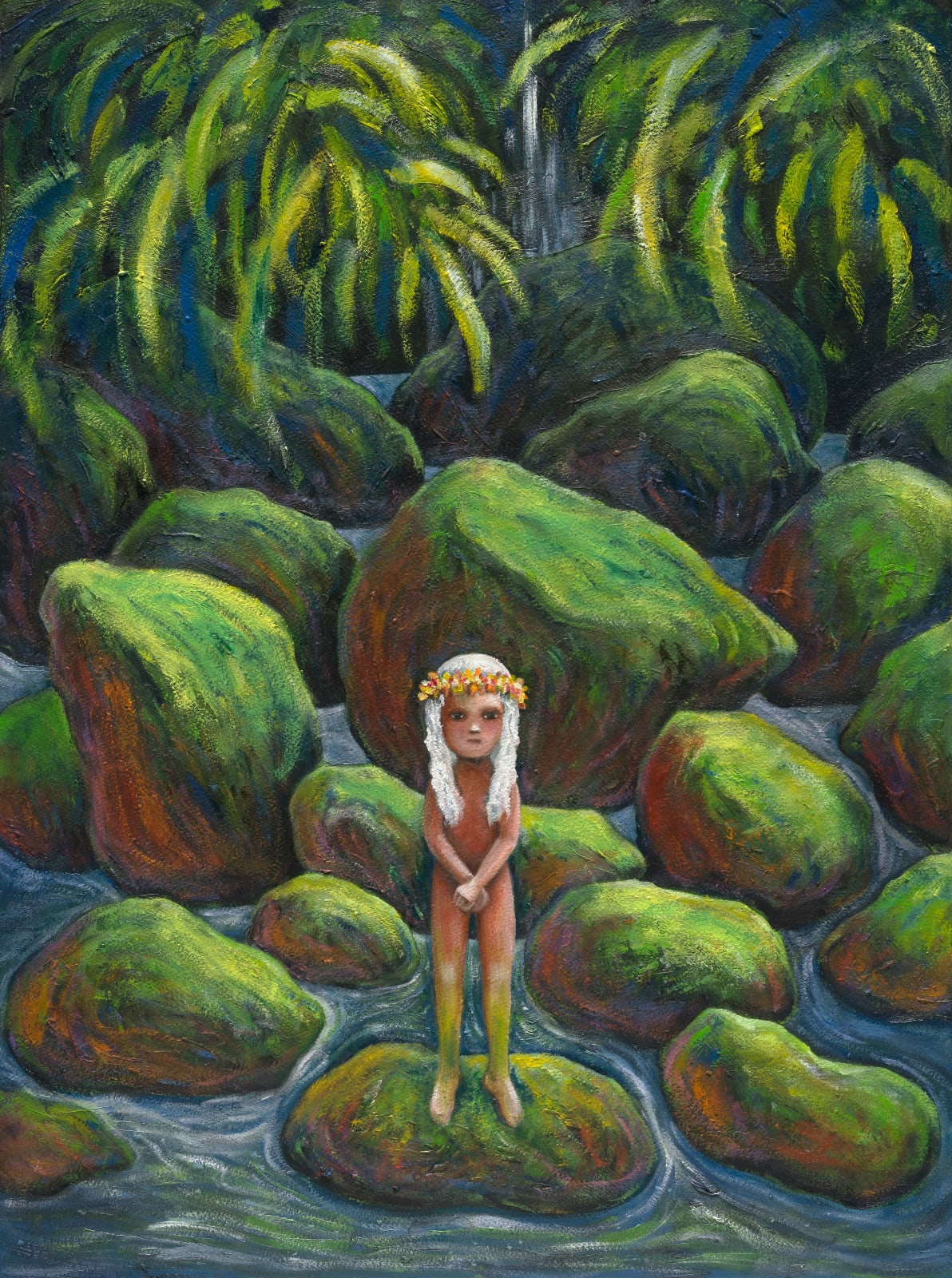 幾米 Jimmy Liao, 森林的少女 Girl in the Forest, 2023