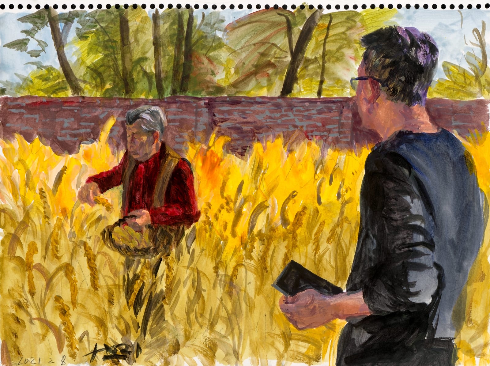 刘小东 LIU Xiaodong, 黑土坑乐章 Heitukeng Movement , 2021