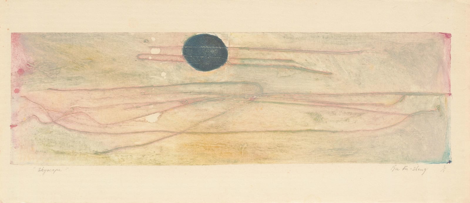 顧福生 Fu-sheng KU, 天景 Skyscape, 1963