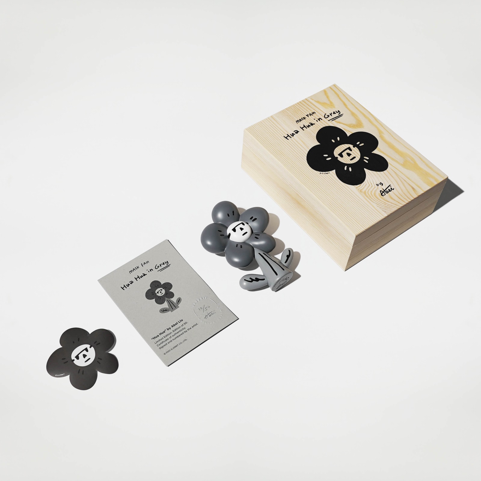 劉正堃 Abei LIU, HUA HUA in Grey, 2023