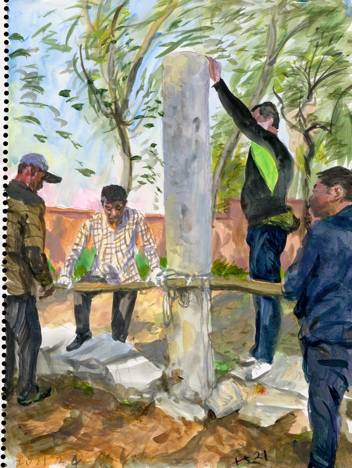 刘小东 LIU Xiaodong, 黑土坑乐章 Heitukeng Movement , 2021