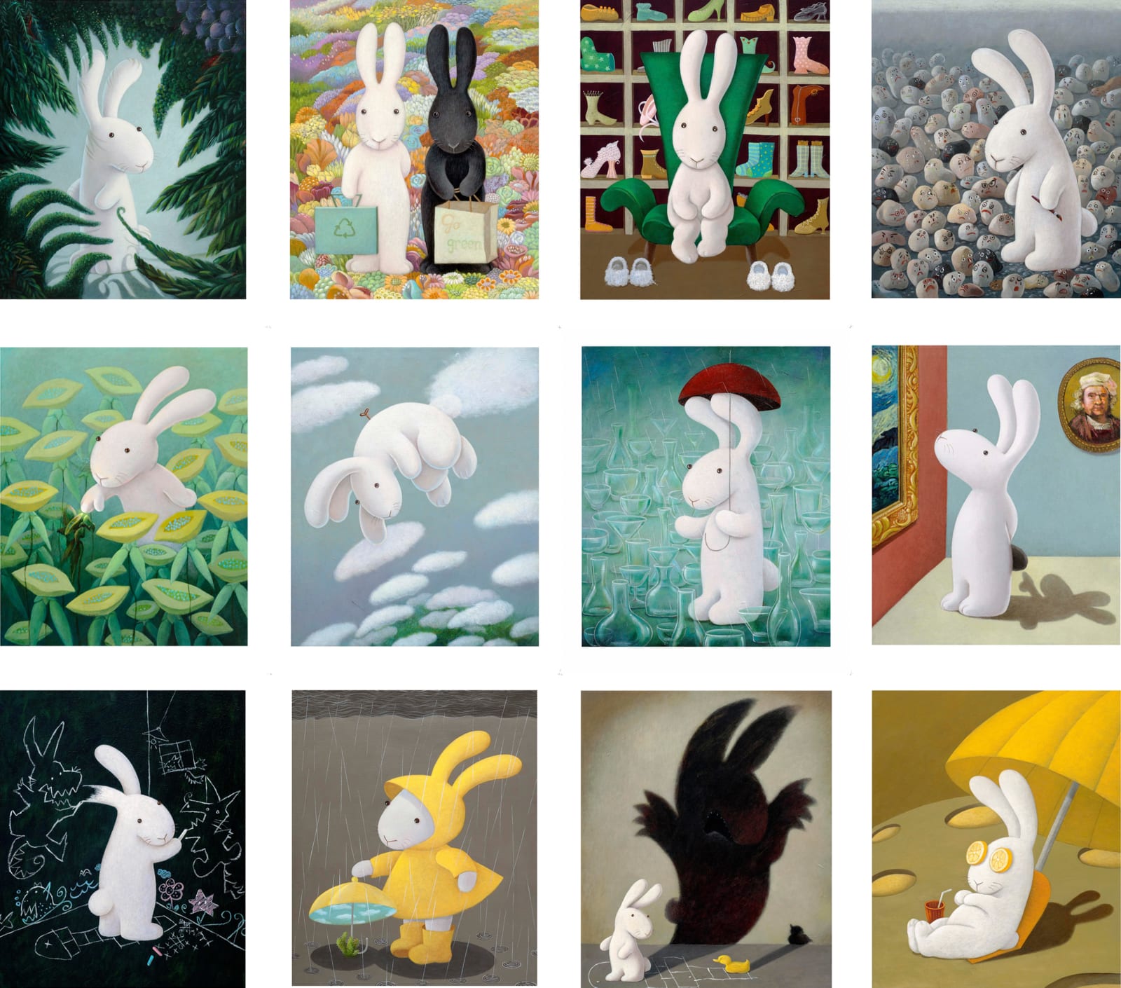 黃本蕊 Benrei HUANG, 黃本蕊版畫全套(共12張) , 2012