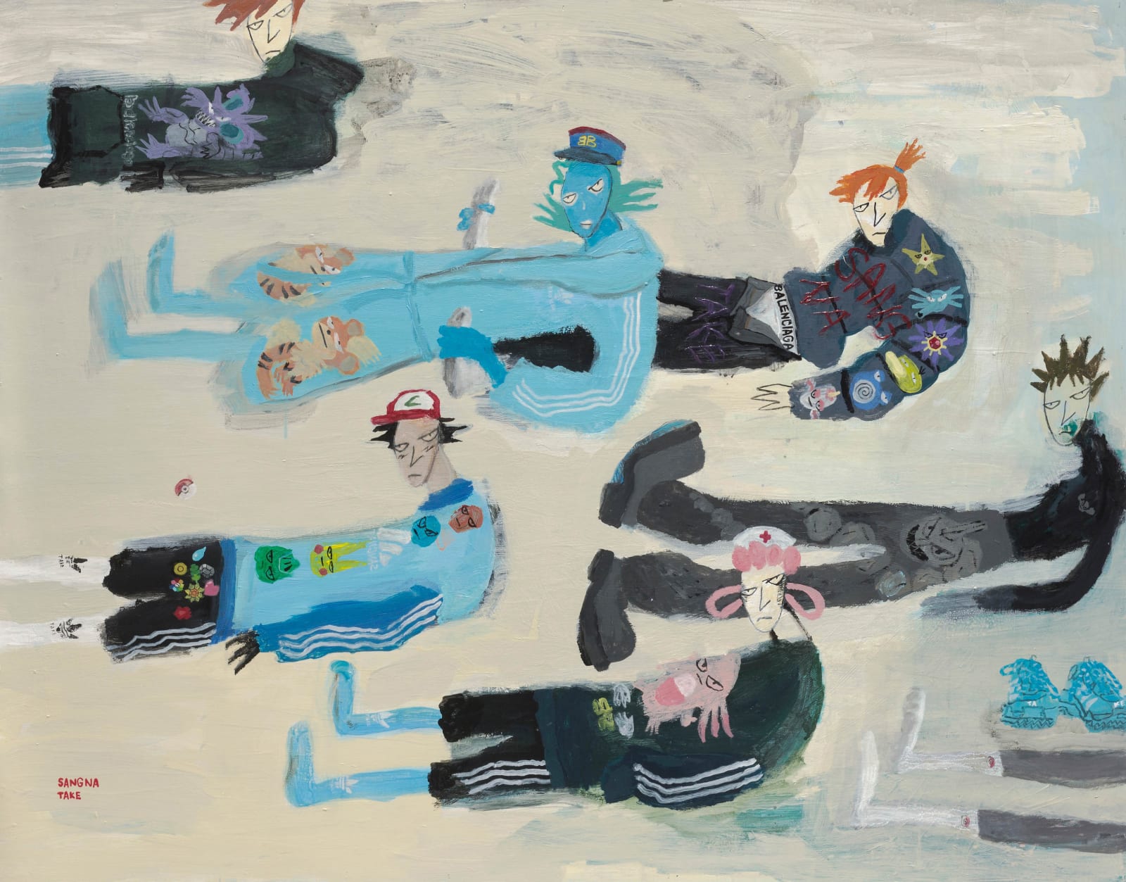 桑拿大可 Sangna Take, Balenciaga x Pokemon-冷漠 Balenciaga x Pokemon-Coldness, 2023