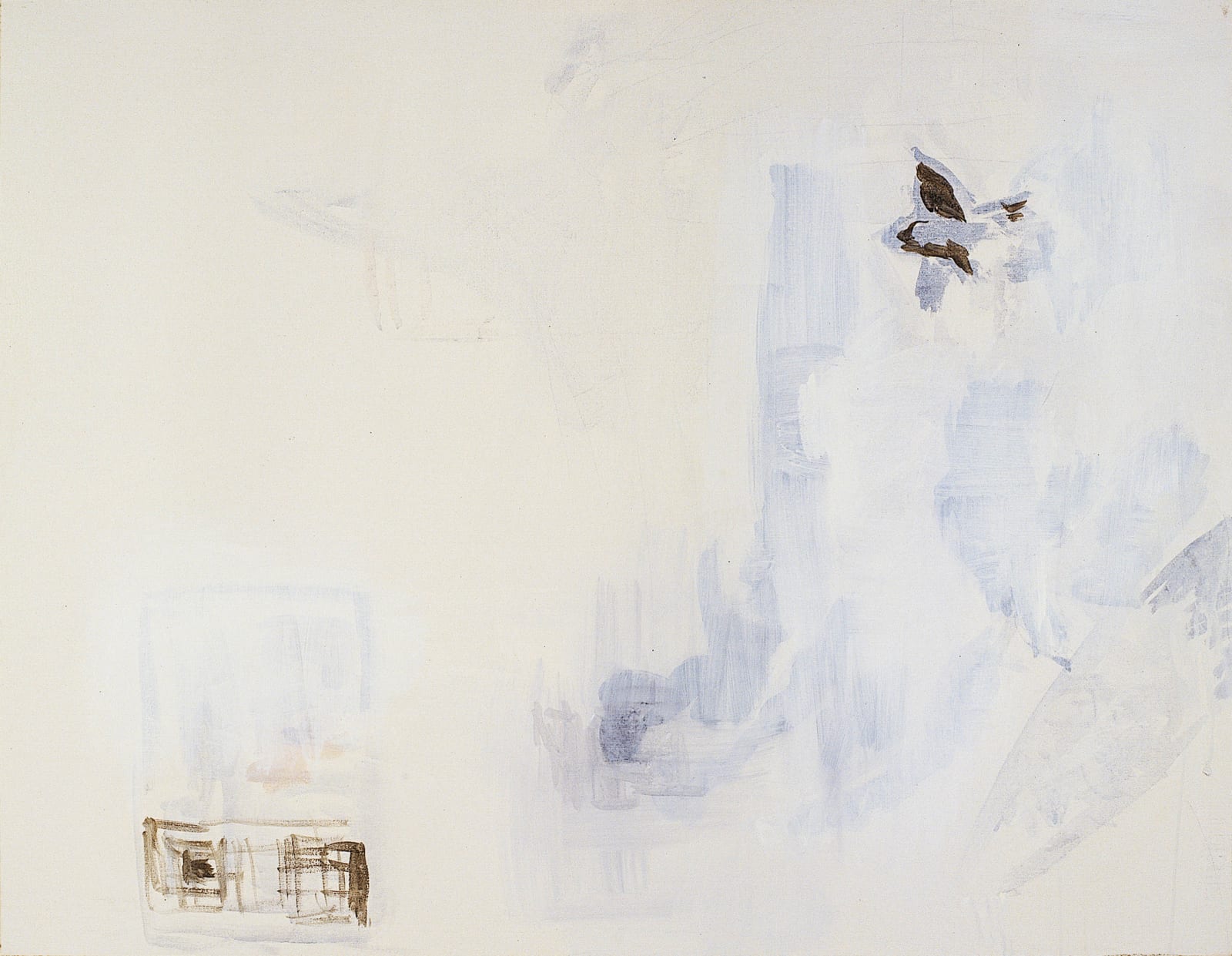 黃宏德 HUANG Hung-Teh, 飛蛾柵欄(一) Bar of Flying Moth I, 1990