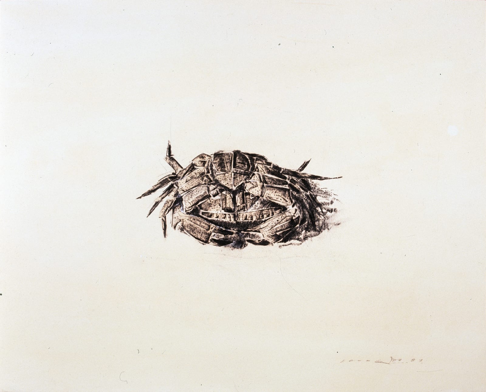 梁兆熙 LEUNG Siu-Hee, 無題(螃蟹), 1987
