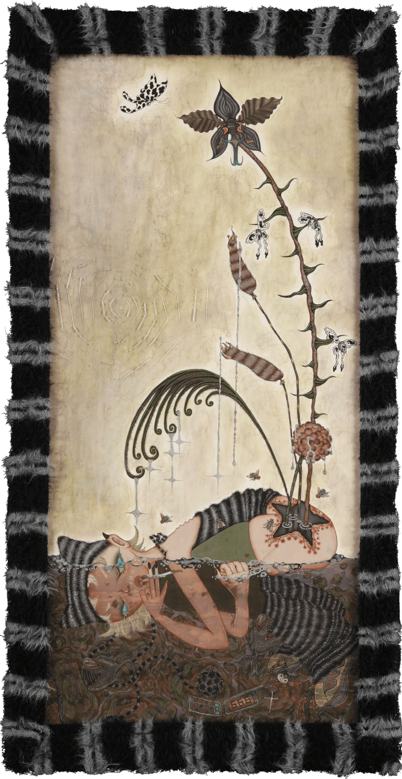 何㿛 HO Li, 都市叢林-二之華 Concrete Jungle-The Flowers of Chuunibyou, 2023