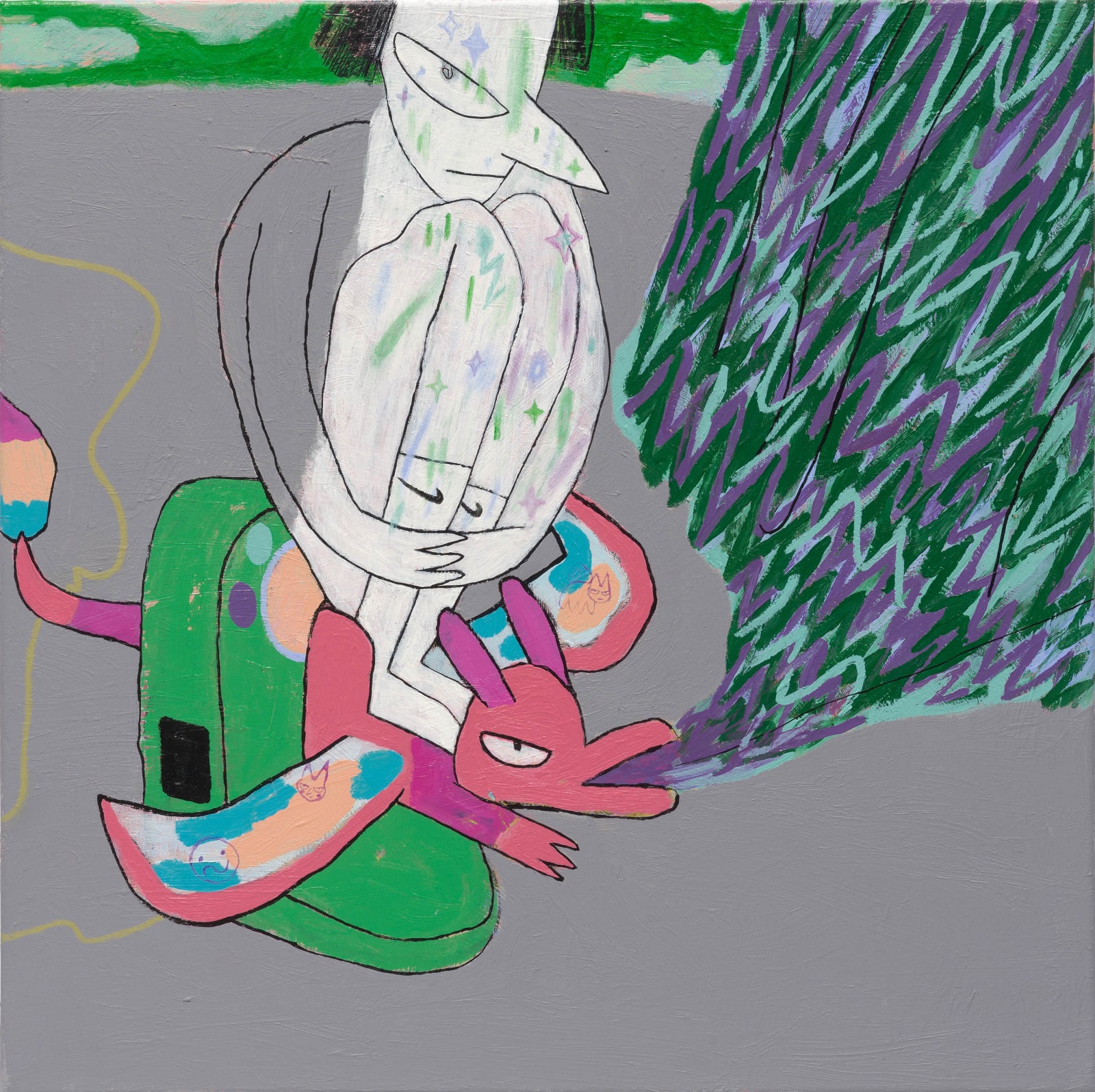 桑拿大可 Sangna Take, 回想起小時候-噴火龍搖搖馬 Think Back to Childhood - Kiddie Ride Charizard, 2022