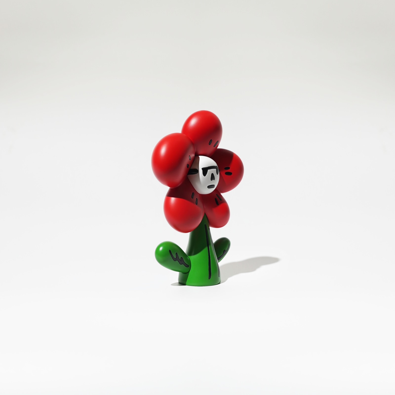 劉正堃 Abei LIU, HUA HUA in Red, 2022