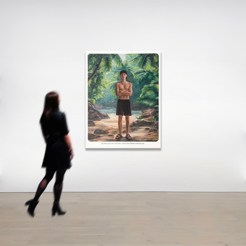 Muntean and Rosenblum, Untitled („People do not change…“), 2024